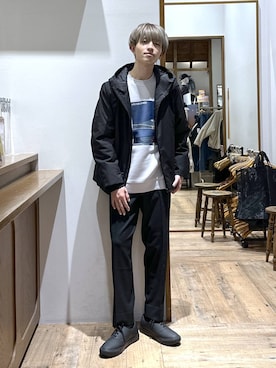 「旅行」｜おのさん（メンズ・175cm）の秋コーディネート