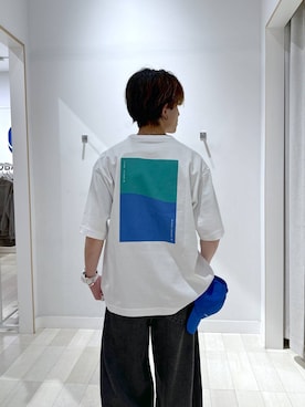 「GLOBAL WORK（グローバルワーク）のらくッションアソートPUスニーカー/598288（その他シューズ、ブラック系）」を使った、おのさん（メンズ・175cm）の夏コーディネート