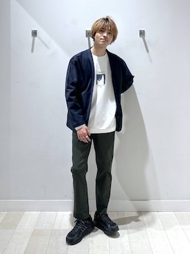 おのさん（メンズ・175cm）の春コーディネート