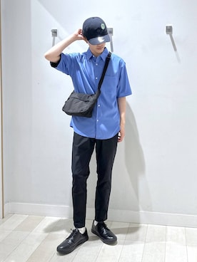 「旅行」｜おのさん（メンズ・175cm）の春コーディネート