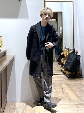 「デート/ロマンティック」｜「アイテム（ジャケット/アウター）」を使った、おのさん（メンズ・175cm）の冬コーディネート