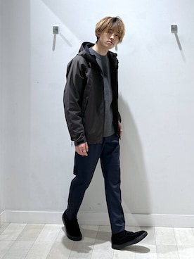 「GLOBAL WORK（グローバルワーク）のアイテム（ブルゾン）」を使った、おのさん（メンズ・175cm）の春コーディネート