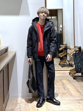 「デート/ロマンティック」｜「アイテム（ジャケット/アウター）」を使った、おのさん（メンズ・175cm）の冬コーディネート