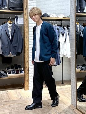 「アイテム（カーディガン/ボレロ）」を使った、おのさん（メンズ・175cm・20代）の秋コーディネート