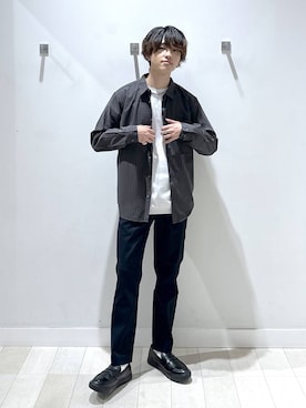 「GLOBAL WORK（グローバルワーク）のアイテム（トップス）」を使った、おのさん（メンズ・175cm）の秋コーディネート