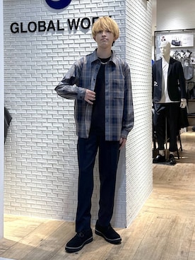 「アイテム（その他シューズ）」を使った、おのさん（メンズ・175cm）の秋コーディネート