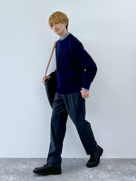 「アイテム（その他シューズ）」を使った、おのさん（メンズ・175cm）の秋コーディネート