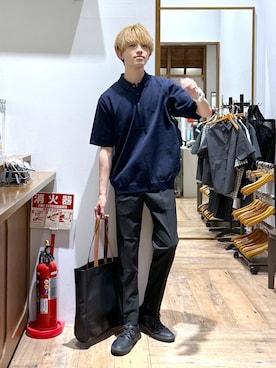 「アイテム（シューズ）」を使った、おのさん（メンズ・175cm・20代）の夏コーディネート