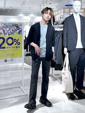おのさん(メンズ・175cm)の春コーディネート