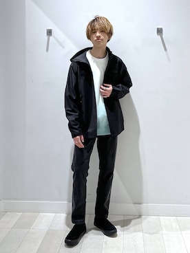 「GLOBAL WORK（グローバルワーク）のアイテム（ブルゾン）」を使った、おのさん（メンズ・175cm）の春コーディネート