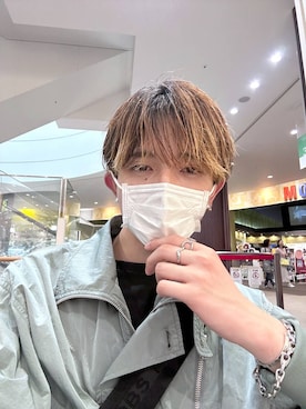 「HARE（ハレ）のアイテム（ブルゾン）」を使った、おのさん（メンズ・175cm）の春コーディネート