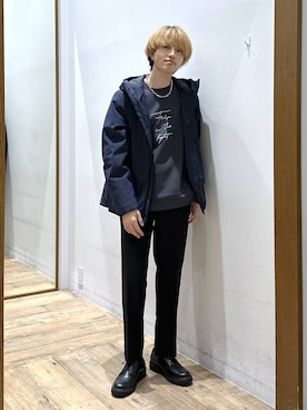 「アイテム（その他シューズ）」を使った、おのさん（メンズ・175cm・20代）の冬コーディネート