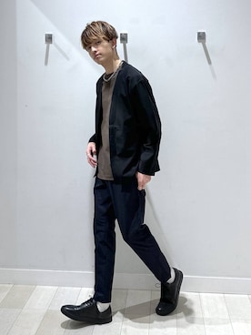 「GLOBAL WORK（グローバルワーク）のアイテム（シューズ）」を使った、おのさん（メンズ・175cm）の春コーディネート