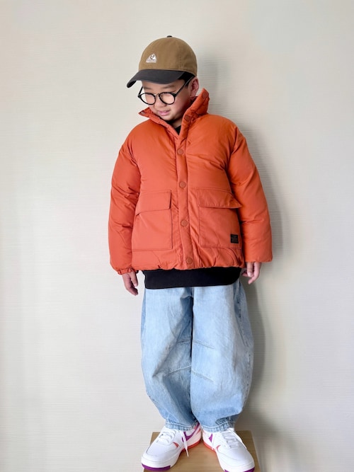 セール】【洗える】スタンドカラー中綿ジャケット_ジュニア対応