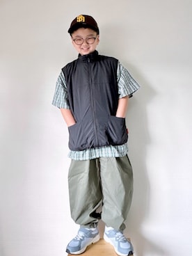 「BREEZE（ブリーズ）のアイテム」を使った、yo_yoさん（キッズ・130cm）の春コーディネート