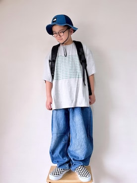 「BREEZE（ブリーズ）のアイテム」を使った、yo_yoさん（キッズ・130cm）の春コーディネート