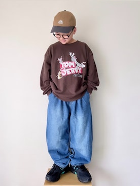 「アイテム（帽子）」を使った、yo_yoさん（キッズ・130cm）の冬コーディネート