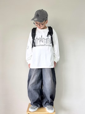「アイテム（帽子）」を使った、yo_yoさん（キッズ・130cm）の秋コーディネート