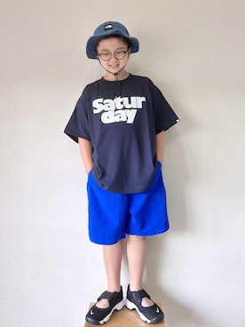 「GEORGE'S（ジョージズ）のアイテム」を使った、yo_yoさん（キッズ・130cm）の春コーディネート