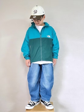 「CONVERSE ALL STAR（コンバースオールスター）のアイテム」を使った、yo_yoさん（キッズ・130cm）の秋コーディネート