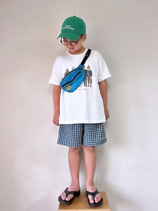「LOWRYS FARM(ローリーズファーム)のThe Wizard of Oz/プリントT 1000259(Tシャツ/カットソー)」を使った、yo_yoさん(キッズ・130cm)の夏コーディネート
