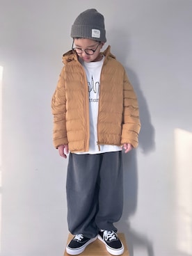 「アイテム（帽子）」を使った、yo_yoさん（キッズ・130cm）の冬コーディネート