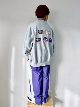 「LOWRYS FARM（ローリーズファーム）のＮＡＳＡワッペンスウェット　593056（スウェット）」を使った、yo_yoさん（キッズ・130cm）の秋コーディネート