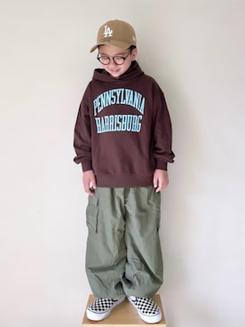 「アイテム（シューズ）」を使った、yo_yoさん（キッズ・130cm）の冬コーディネート