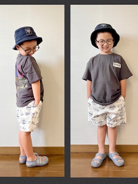 「igor（イゴール）のアイテム」を使った、yo_yoさん（キッズ・100cm）の夏コーディネート