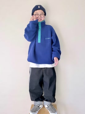 「GEORGE'S（ジョージズ）のアイテム」を使った、yo_yoさん（キッズ・130cm）の冬コーディネート