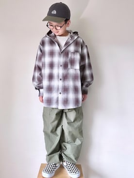 「GLOBAL WORK（グローバルワーク）のアイテム」を使った、yo_yoさん（キッズ・130cm）の春コーディネート