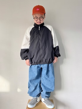 「BREEZE（ブリーズ）のアイテム」を使った、yo_yoさん（キッズ・130cm）の冬コーディネート