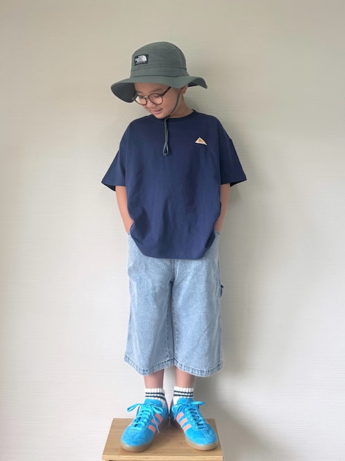 [ADIDAS] スニーカー ハンブルク HAMBURG W ブルー/オレンジ 夏は「アディダス」の鮮やかなハンブルクをシンプルスタイルの