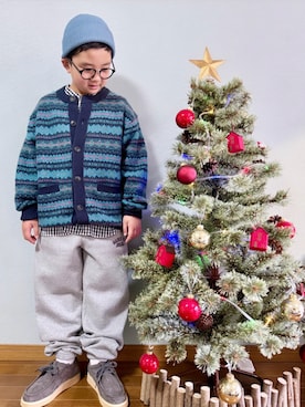 「アイテム（シューズ）」を使った、yo_yoさん（キッズ・130cm）の冬コーディネート