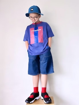 「DRC branshes（ディーアールシーブランシェス）のアイテム」を使った、yo_yoさん（キッズ・130cm）の夏コーディネート