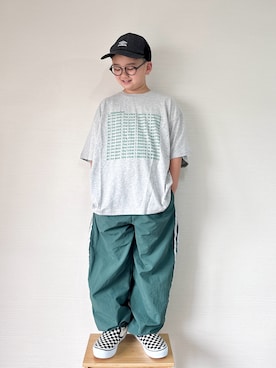 「PAIRMANON STREET（ペアマノンストリート）のアイテム」を使った、yo_yoさん（キッズ・130cm）の春コーディネート