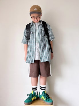 「green label relaxing（グリーンレーベルリラクシング）のアイテム」を使った、yo_yoさん（キッズ・130cm）の春コーディネート