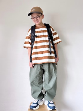 「green label relaxing（グリーンレーベルリラクシング）のアイテム」を使った、yo_yoさん（キッズ・130cm）の春コーディネート