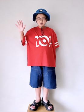 yo_yoさん（キッズ・130cm）の夏コーディネート