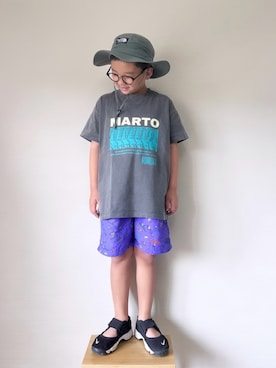 「アイテム（パンツ）」を使った、yo_yoさん（キッズ・127cm）の夏コーディネート