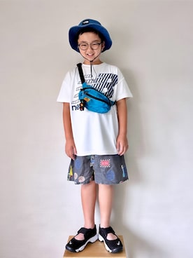 「Port（ポート）のアイテム」を使った、yo_yoさん（キッズ・130cm）の夏コーディネート