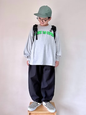 「BREEZE（ブリーズ）のアイテム」を使った、yo_yoさん（キッズ・130cm）の秋コーディネート
