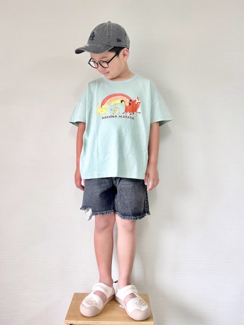 韓国ファッション●ライオンキングTシャツ●2色●追跡送料込 その他ブランド(ソノタブランド) / 90S/LION KING TEE/ライオン
