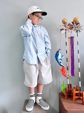 「爽やかコーデ」｜yo_yoさん（キッズ・130cm）の春コーディネート
