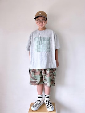 「アイテム（帽子）」を使った、yo_yoさん（キッズ・130cm）の春コーディネート
