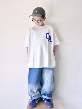 「devirock（デビロック）のアイテム」を使った、yo_yoさん（キッズ・130cm）の春コーディネート