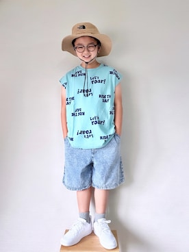 「PENNEYS（ぺニーズ）のアイテム」を使った、yo_yoさん（キッズ・130cm）の夏コーディネート