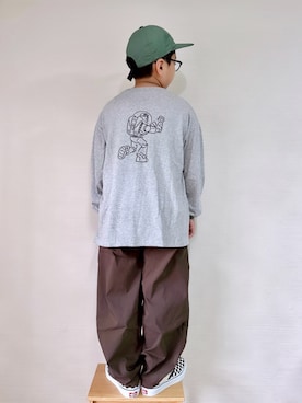 「VANS(バンズ)のアイテム」を使った、yo_yoさん(キッズ・130cm)の秋コーディネート
