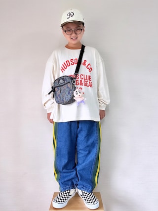 「GREGORY(グレゴリー)の【GREGORY】クイックポケットM(ショルダーバッグ)」を使った、yo_yoさん(キッズ・130cm)の夏コーディネート