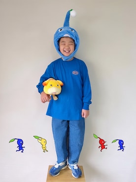 「アイテム（シューズ）」を使った、yo_yoさん（キッズ・130cm）の秋コーディネート